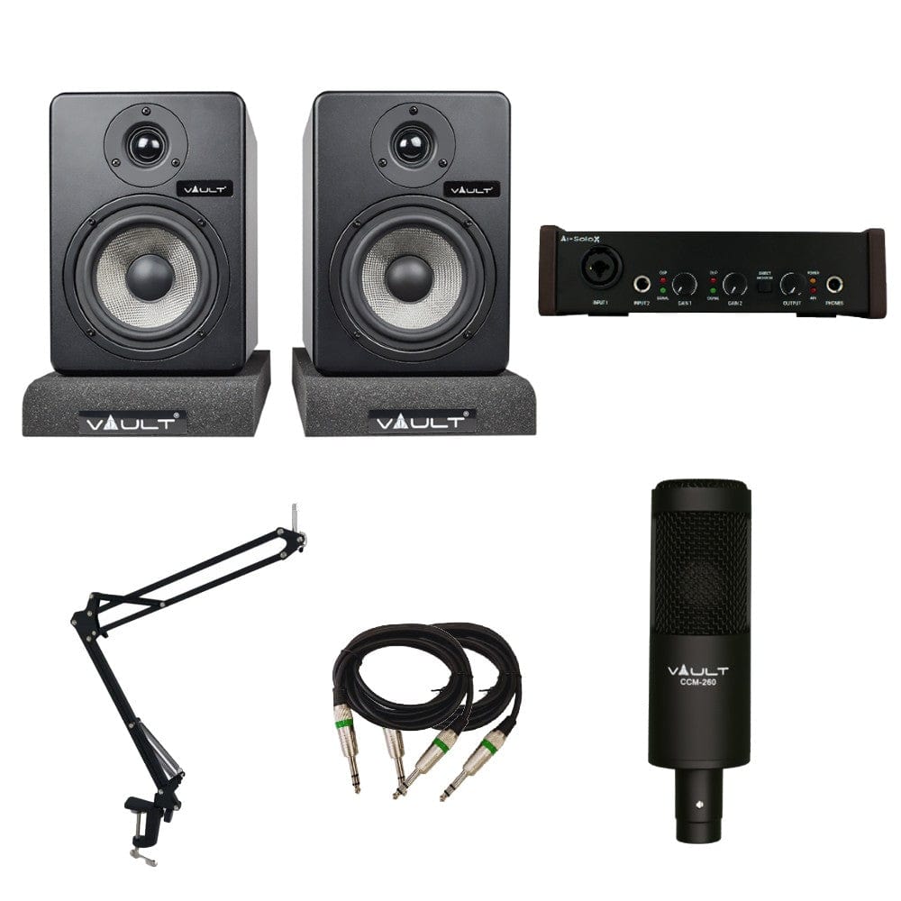 Vault Ai-SoloX 2-Channel Studio Recording Bundle