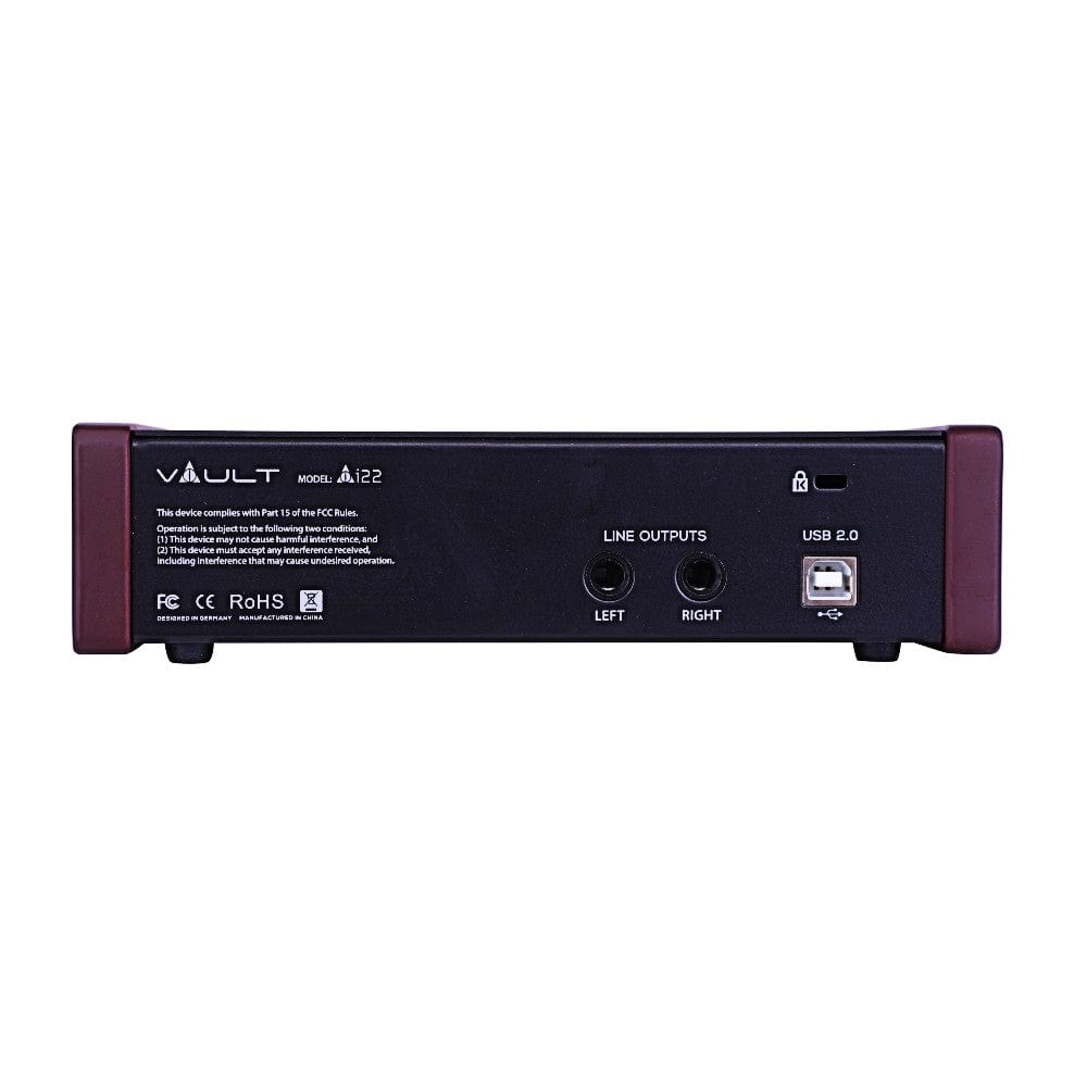 Vault Ai22HD 2x2 USB Audio Interface with 192kHz Recording and Bitwig 8-Track Bundle - Open Box