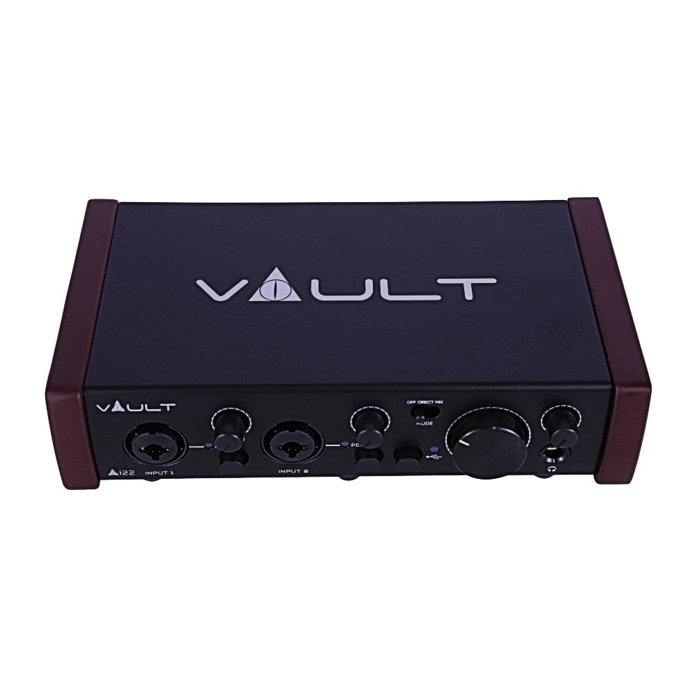 Vault Ai22HD 2x2 USB Audio Interface with 192kHz Recording and Bitwig 8-Track Bundle - Open Box