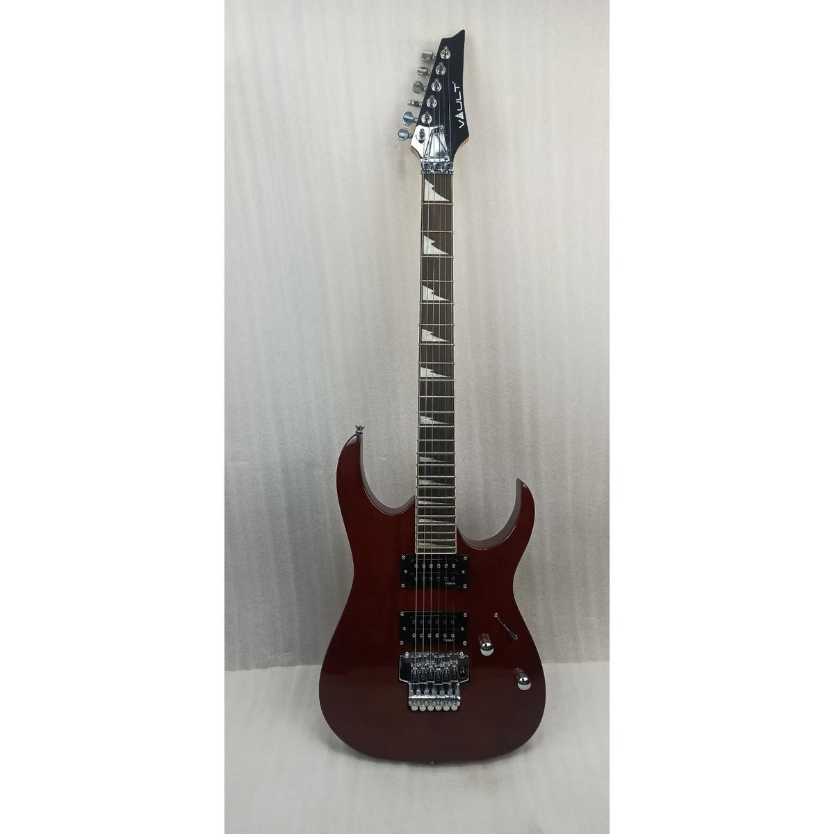 Vault Performer Pro RG 6 String Electric Guitar - High Gloss Solid Mahogany - Open Box