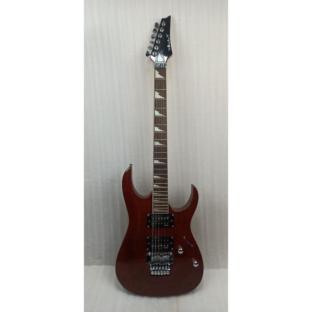 Vault Performer Pro RG 6 String Electric Guitar - High Gloss Solid Mahogany - Open Box
