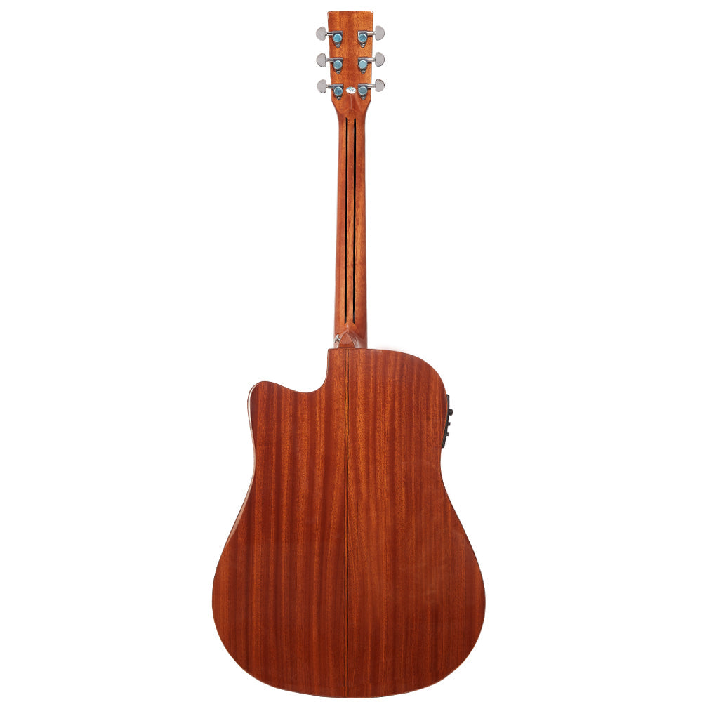 Vault DA60CE Premium Solid Spruce Top Electro Acoustic Guitar with Dual EQ and Armrest - Open Box