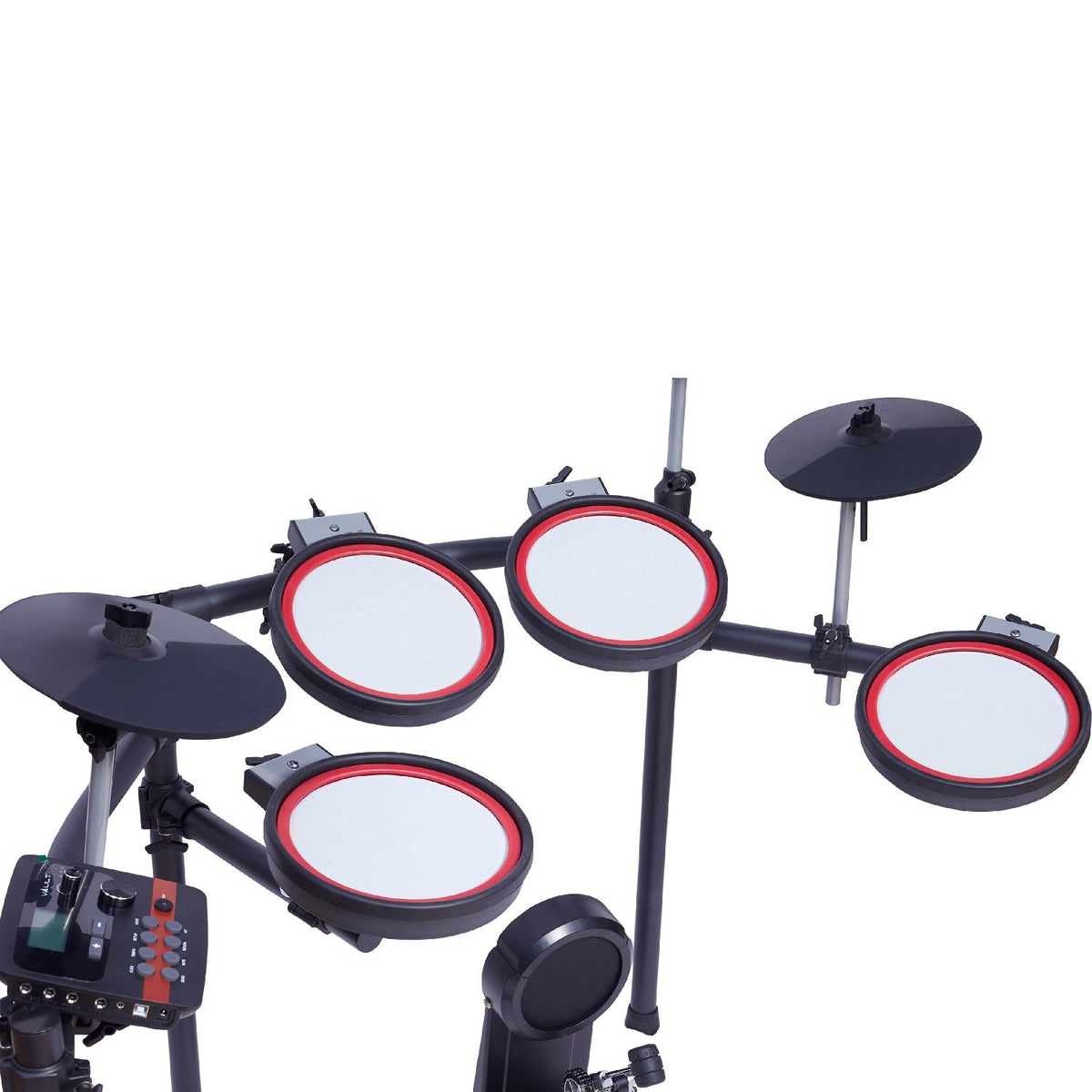 Vault Impact Fusion Electronic Drum Kit with Dual-Zone Mesh Pads, Advanced Drum Module, Cymbals & 300+ Sounds
