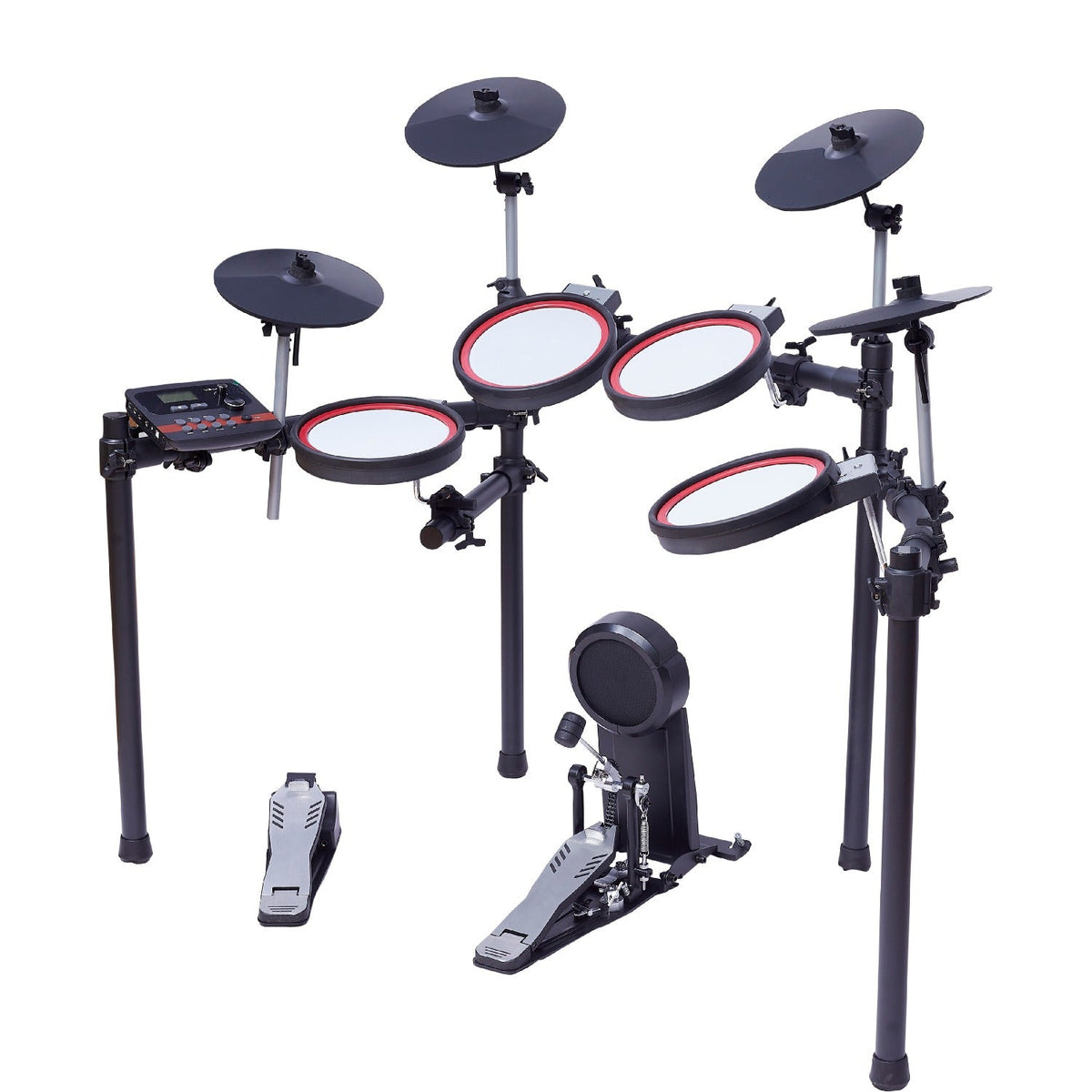 Vault Impact Fusion Electronic Drum Kit with Dual-Zone Mesh Pads, Advanced Drum Module, Cymbals & 300+ Sounds