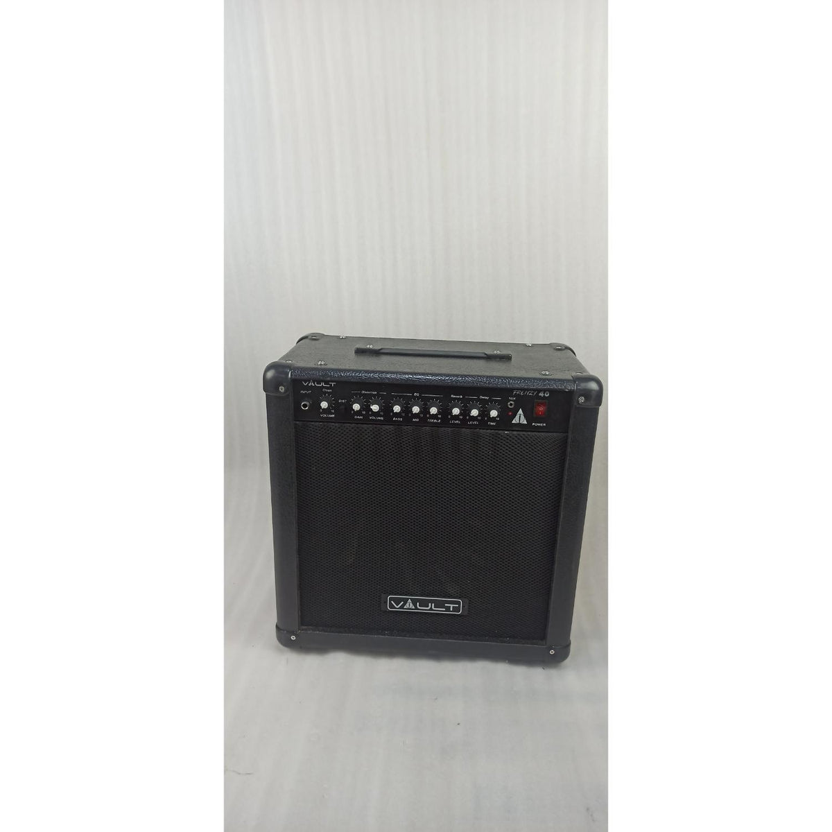 Vault Frenzy 40 Watt Combo Guitar Amplifier with Analog Distortion, Reverb & Delay All Playable Together - Open Box