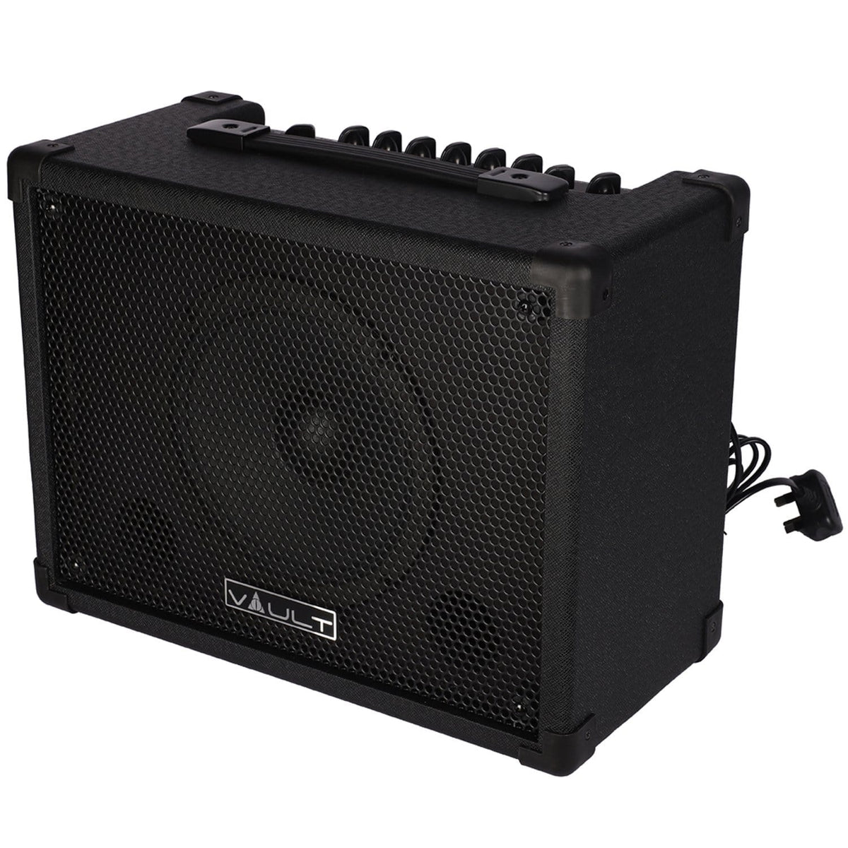Vault Fury 30 Watt Digital Combo Guitar Amplifier with Effects and 36 Pattern Drum Machine - Must Have Accessories