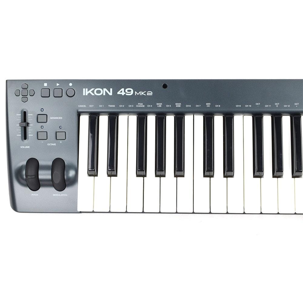 Vault Ikon MK2 49 Key Velocity Sensitive Midi Keyboard with Bitwig 8-Track Bundle - Open Box
