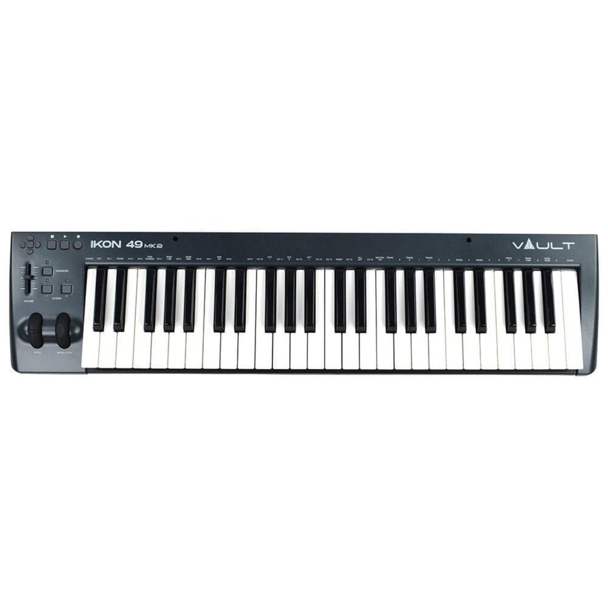 Vault Ikon MK2 49 Key Velocity Sensitive Midi Keyboard with Bitwig 8-Track Bundle - Open Box