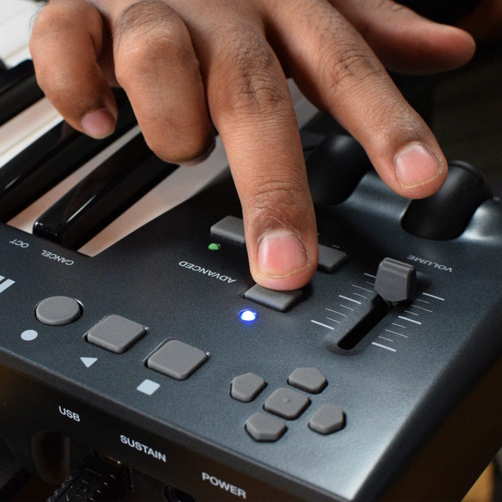 Vault Ikon MK2 49 Key Velocity Sensitive Midi Keyboard with Bitwig 8-Track Bundle with Vault Play True Wireless Earbuds