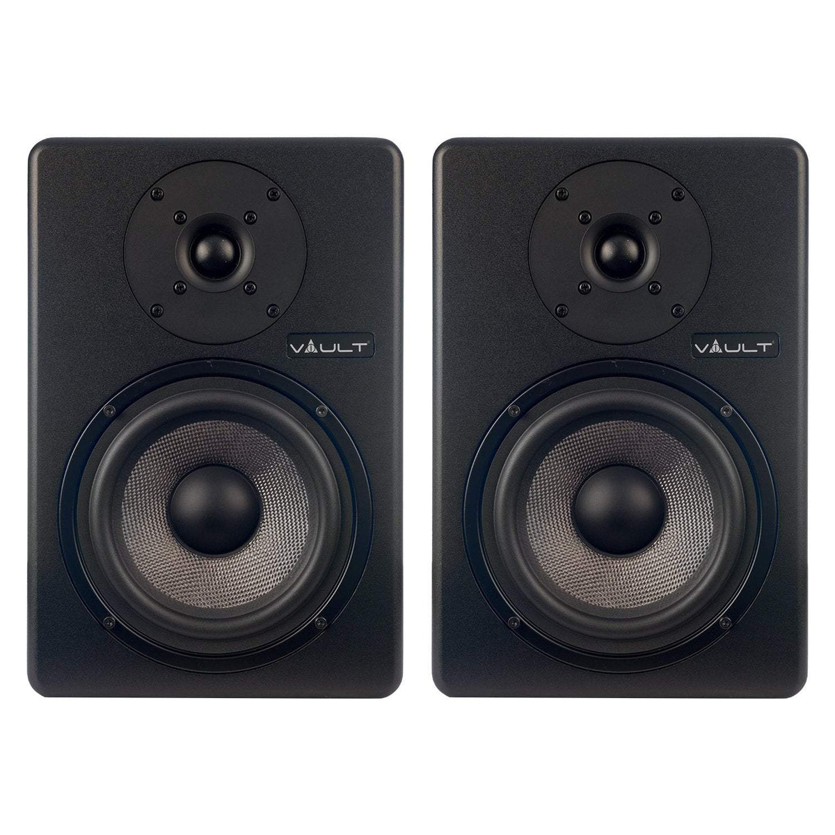 Vault C6 6" Powered Studio Monitors With Isolation Foam Pads - Pair - Open Box
