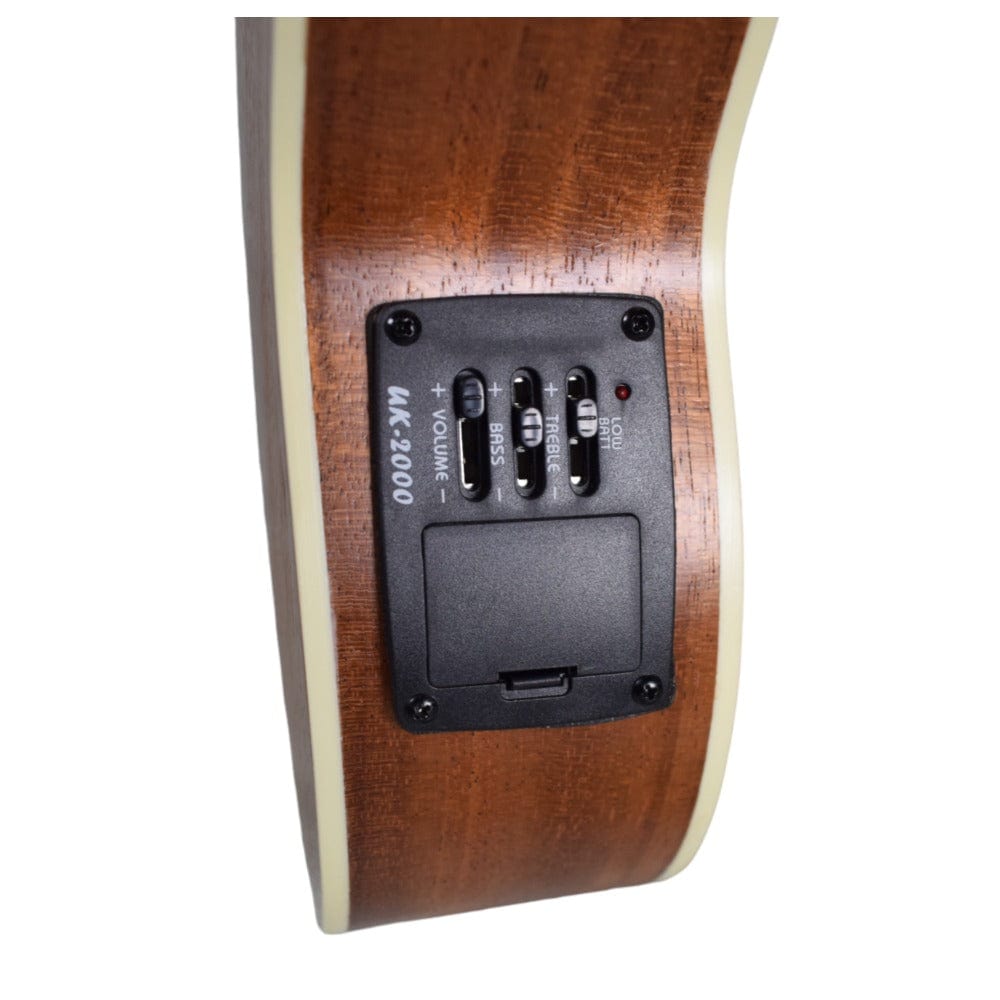 Vault UK-1000TCE 26-Inch Solid Spruce Top Premium Semi Cutaway Electro- Acoustic Tenor Ukulele - Open Box