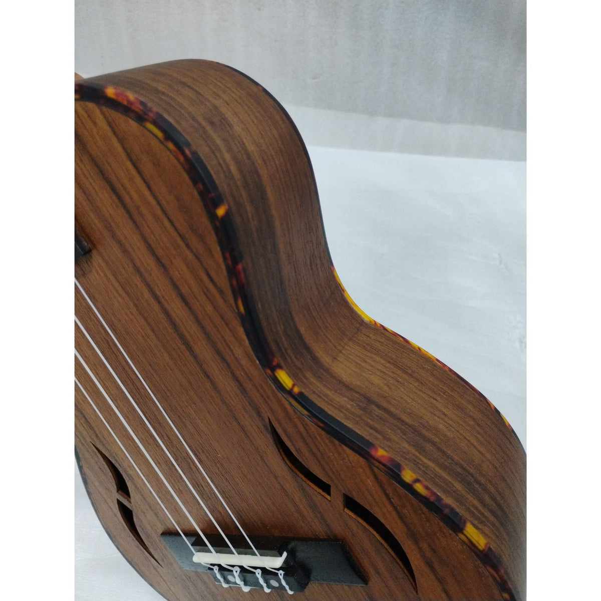 Vault UK-200T 26" Premium Walnut Laminate with Side Soundport Tenor Ukulele - Open Box B Stock