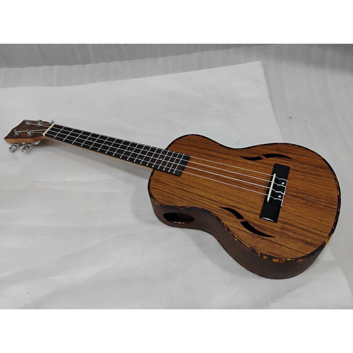 Vault UK-200T 26" Premium Walnut Laminate with Side Soundport Tenor Ukulele - Open Box B Stock
