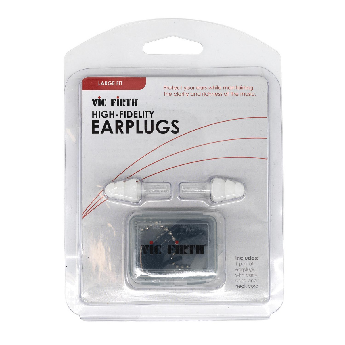 Vic Firth EAR PLUG L2 Large White Hifi Ear Plugs