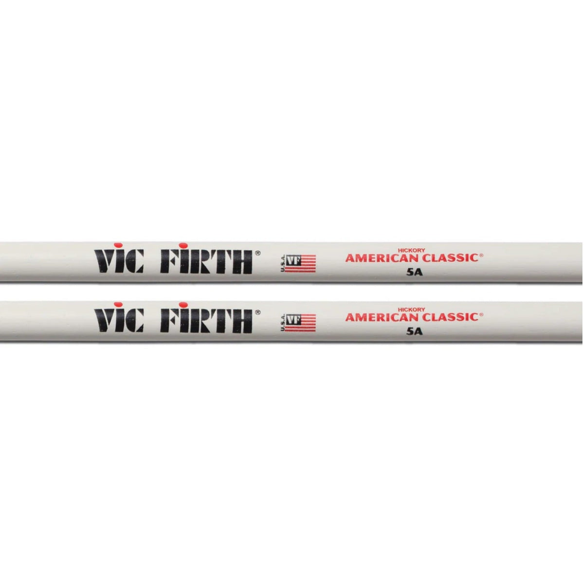 Vic Firth 5AW American Classic Wood Tip Drumstick - White - 5A