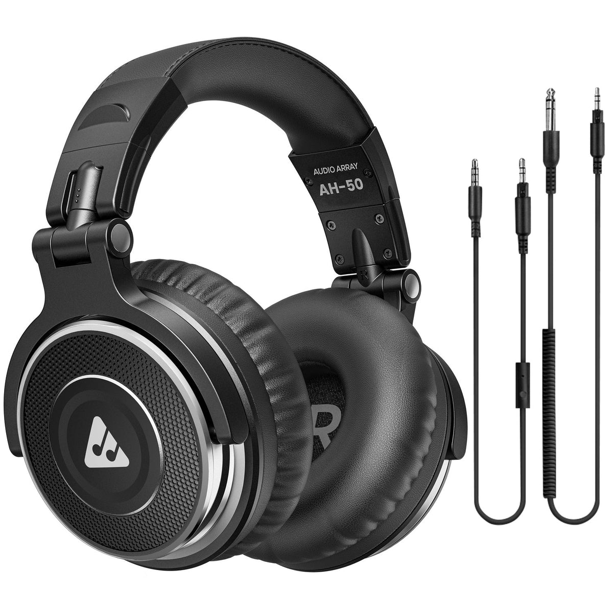 Audio Array AH-50 Professional 50mm DJ Monitoring Headphones