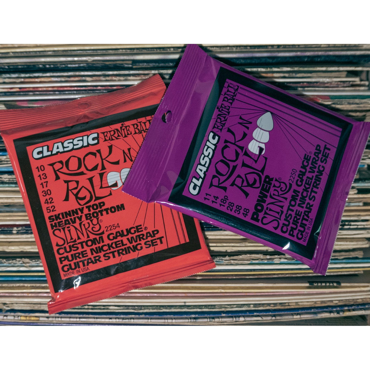 Ernie Ball Slinky Classic Rock N Roll Skinny Top Heavy Bottom Electric Guitar Strings - 10-52