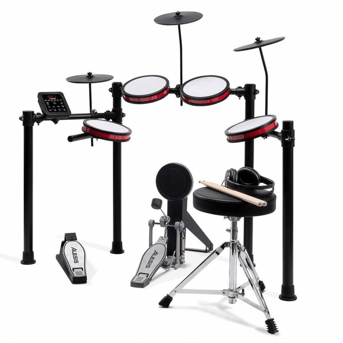 Alesis Turbo Pro Eight-Piece Electronic Drum Kit with Bluetooth