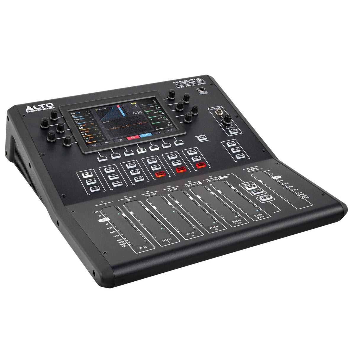 Alto TMD16 16-Channel Compact Digital Mixer with Bluetooth and USB