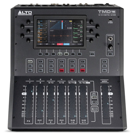 Alto TMD16 16-Channel Compact Digital Mixer with Bluetooth and USB