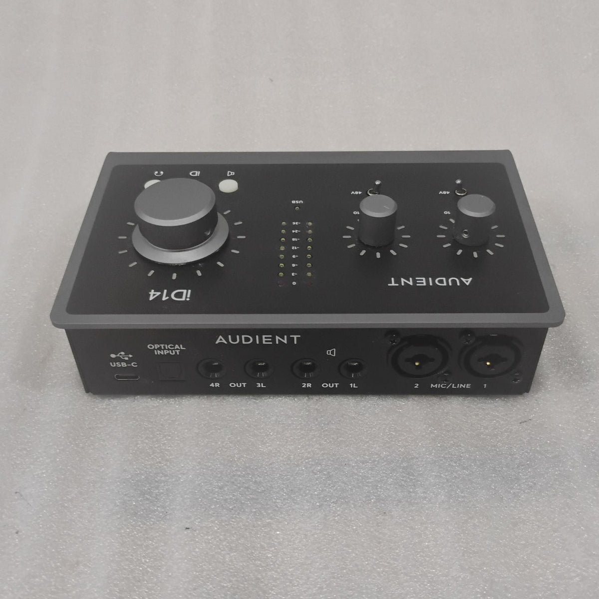 Audient ID14 MKII 10 In- 6 Out High Performance Audio Interface with Software Bundle - Open Box