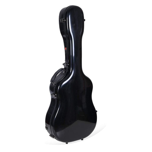 Crossrock CRF-2020 DBK Deluxe Fiberglass Dreadnought Guitar Case - Black