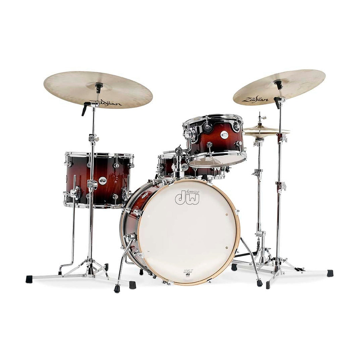 DW Drum Workshop Design Series Frequent Flyer 4 Piece Acoustic Drum Set