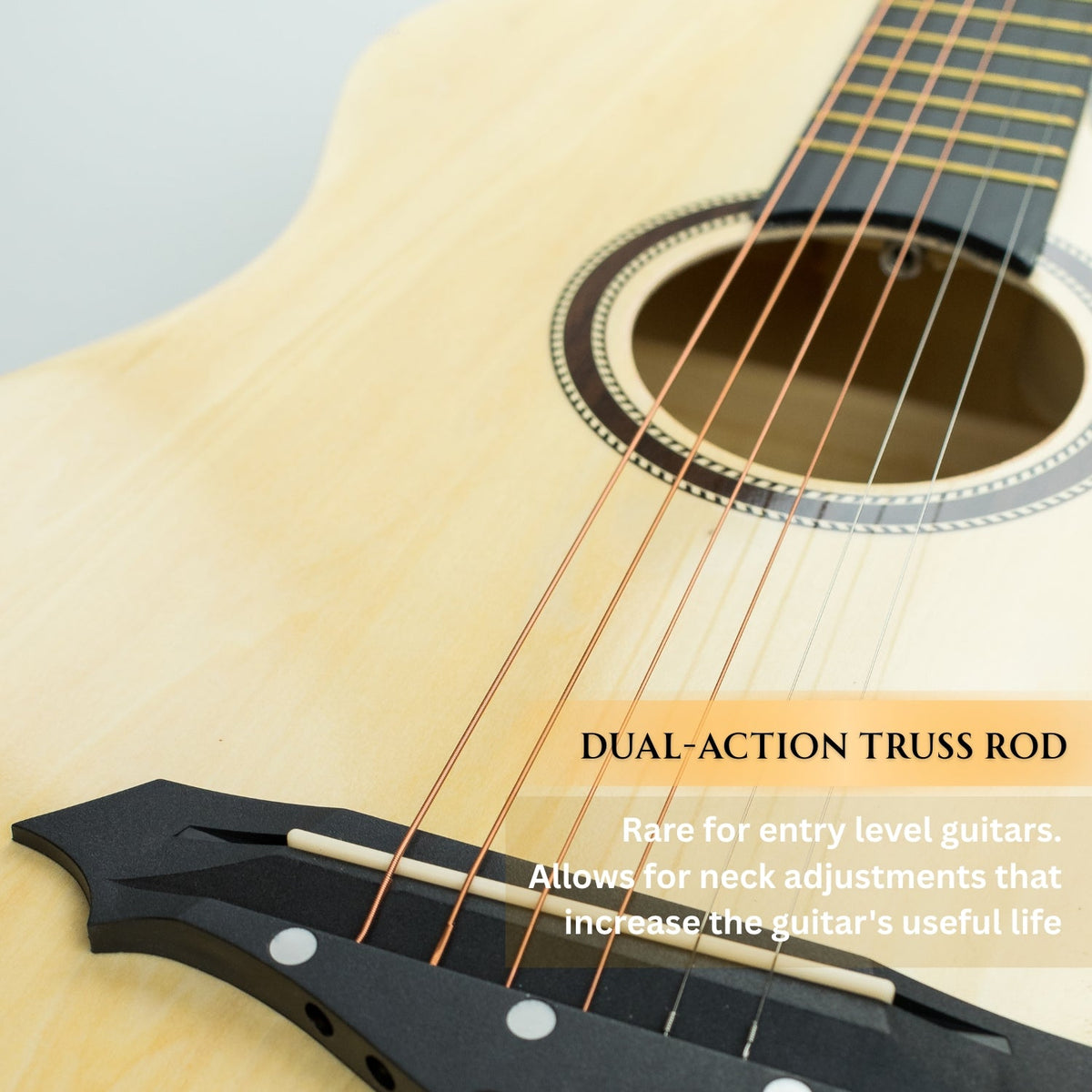 Henrix 38c 38 inch Cutaway Acoustic Guitar