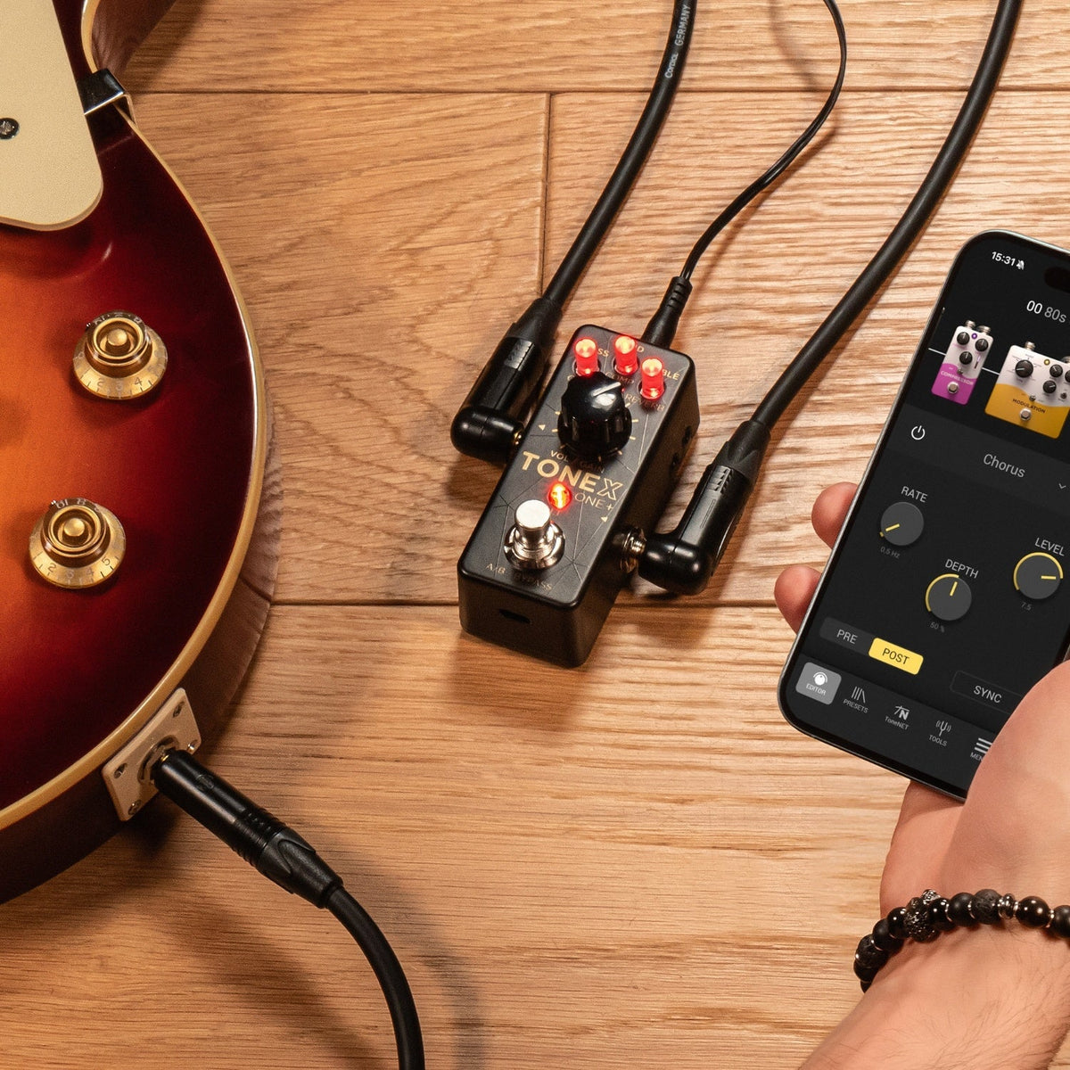 IK Multimedia TONEX ONE+ USB MIDI Amp Modeler Pedal