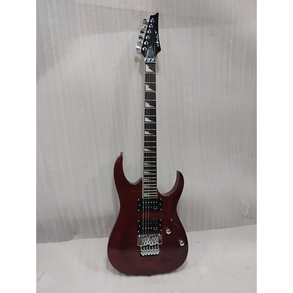 Vault Performer Pro RG 6 String Electric Guitar - High Gloss Solid Mahogany - Open Box
