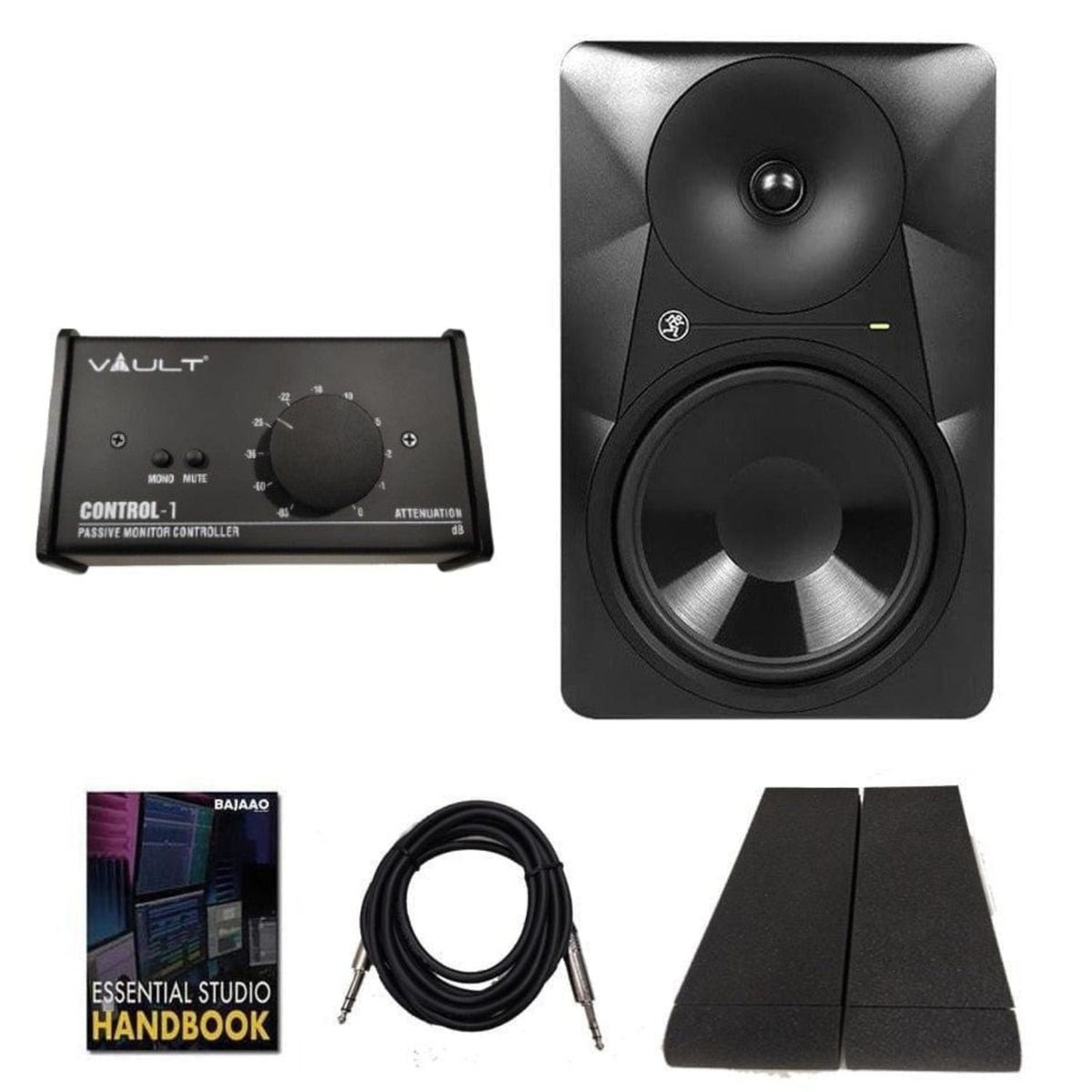 Mackie MR Series Powered Active Studio Monitor Speakers Bundle