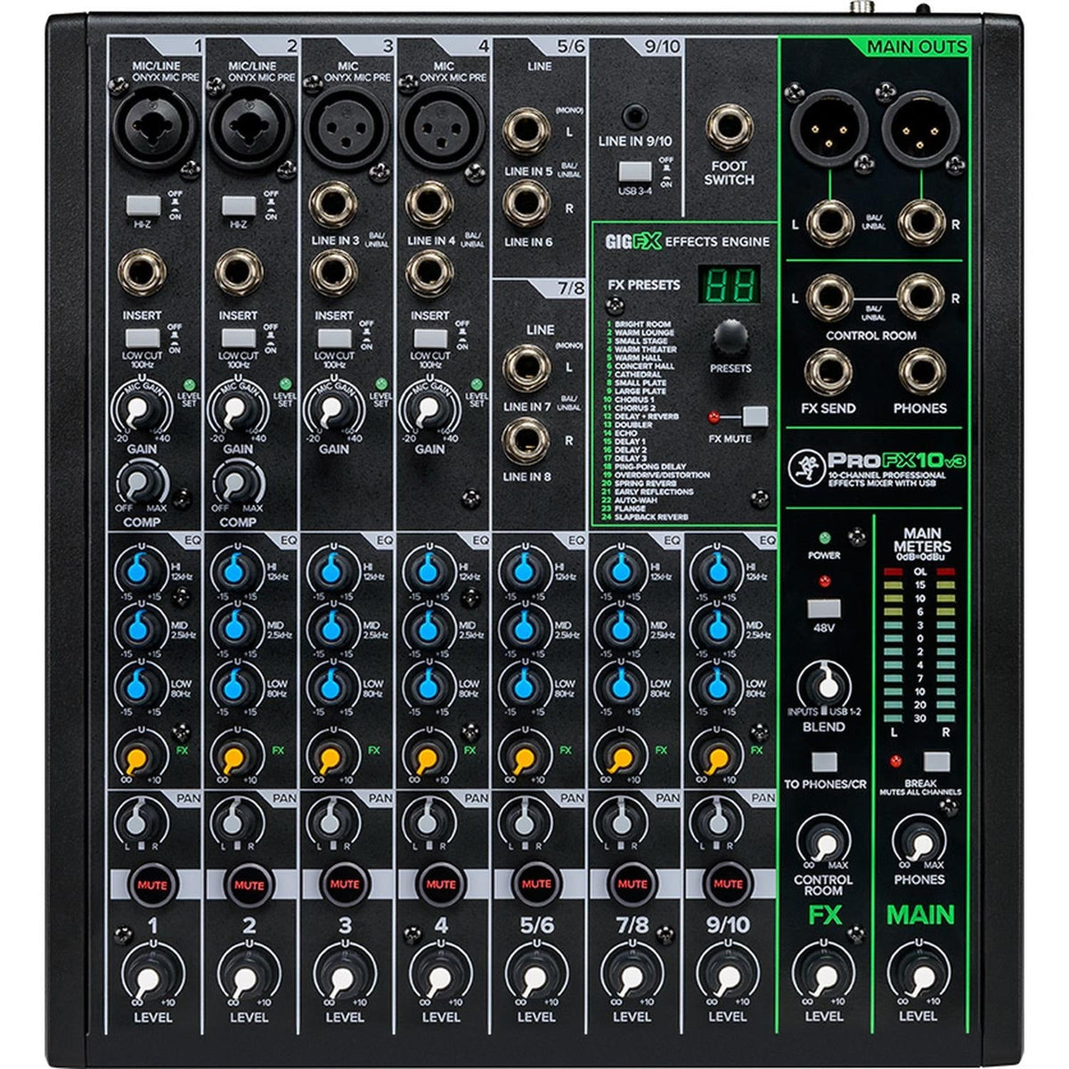 Mackie Professional Effect Mixer with USB Bundle