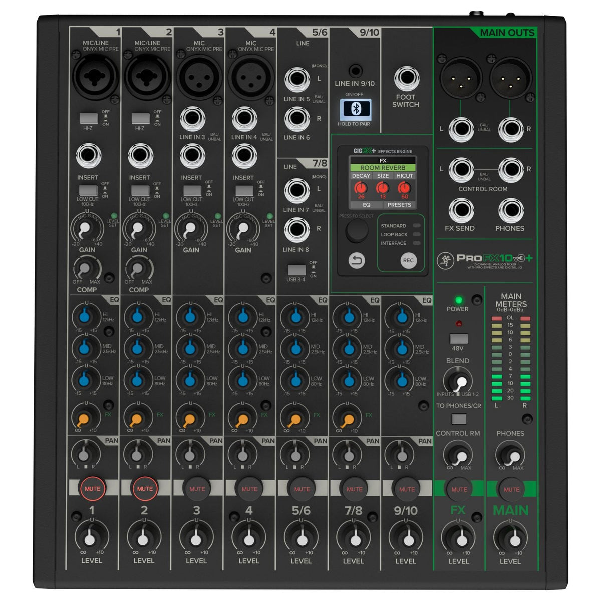 Mackie ProFX Battery Powered Analog Mixer