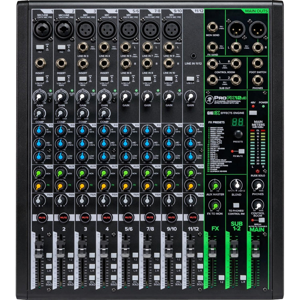 Mackie Professional Effect Mixer with USB Bundle