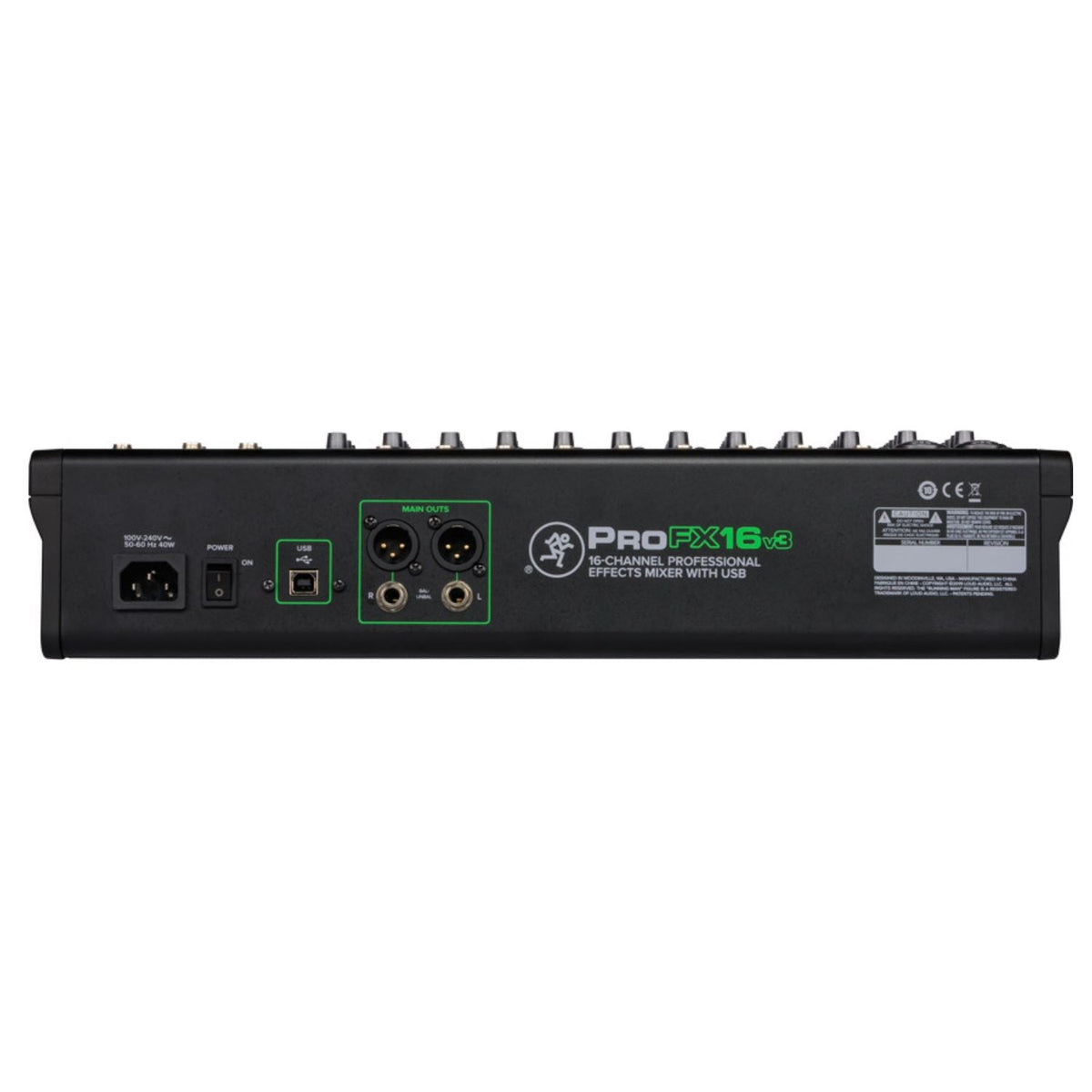 Mackie ProFX Battery Powered Analog Mixer