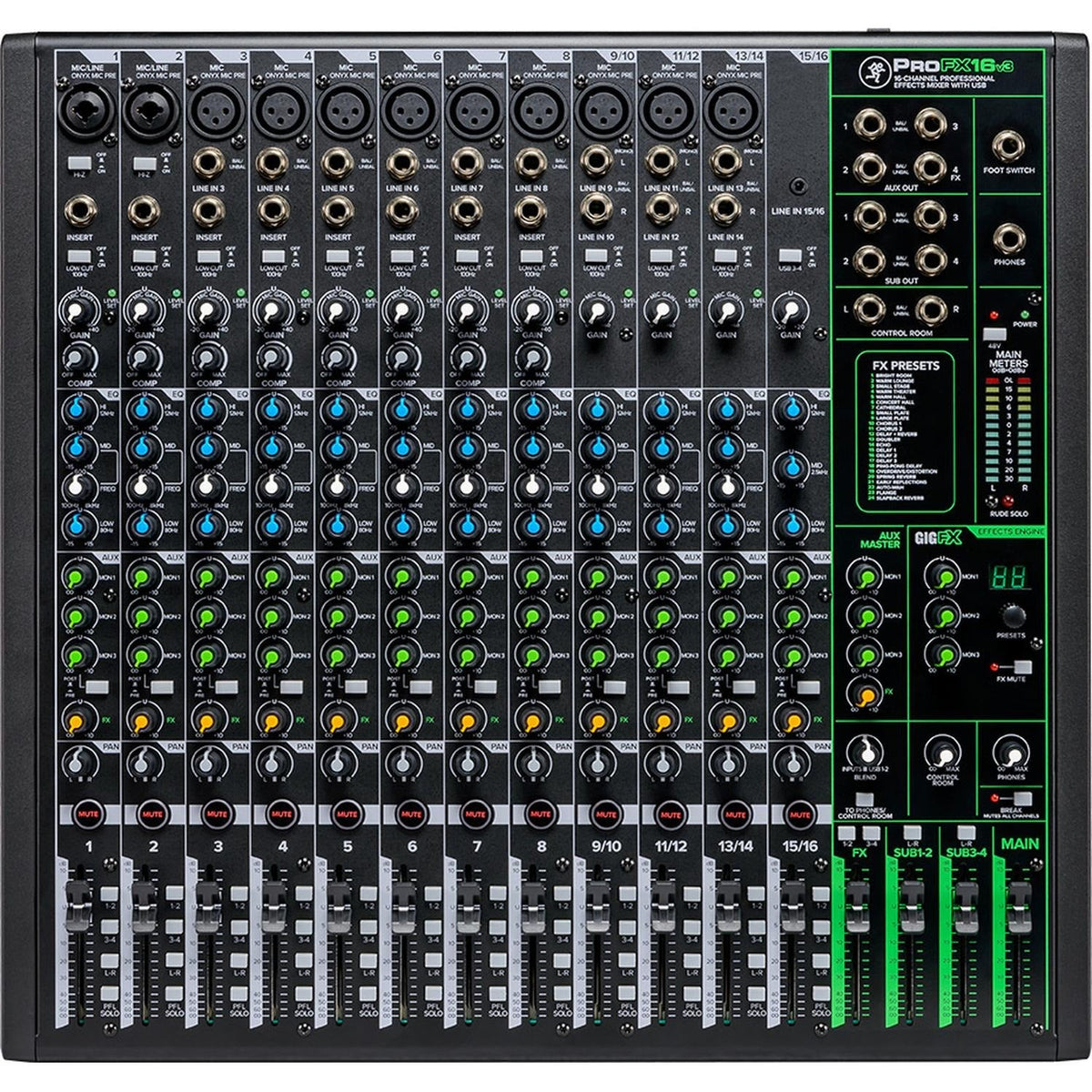 Mackie Professional Effect Mixer with USB Bundle