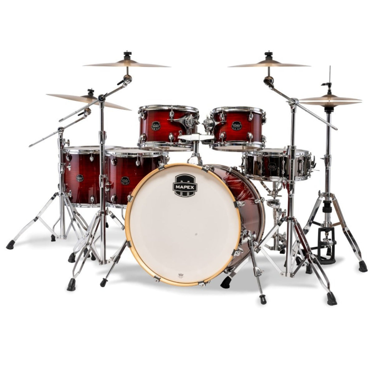 Mapex AR628SFUV Armory Series 6 Piece Hybrid Shell Pack Drum Set