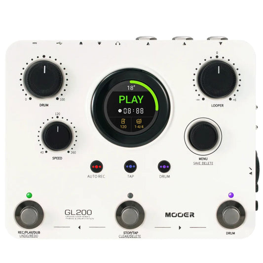 Mooer GL200 Groove Loop Pedal Drum Machine