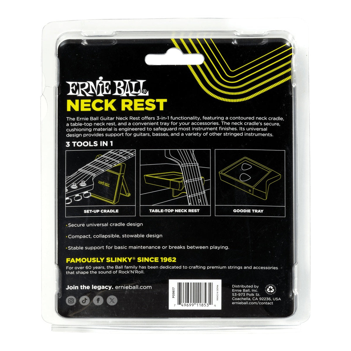 Ernie Ball 9617 Guitar Neck Rest