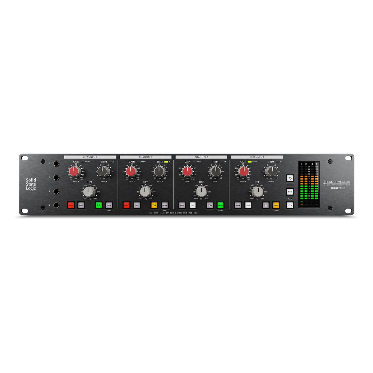 Solid State Logic PureDrive Quad 4-Channel Microphone Preamp
