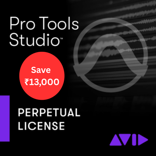 Pro Tools Studio Perpetual License Promo Offer - India Exclusive! Limited-Time Offer!
