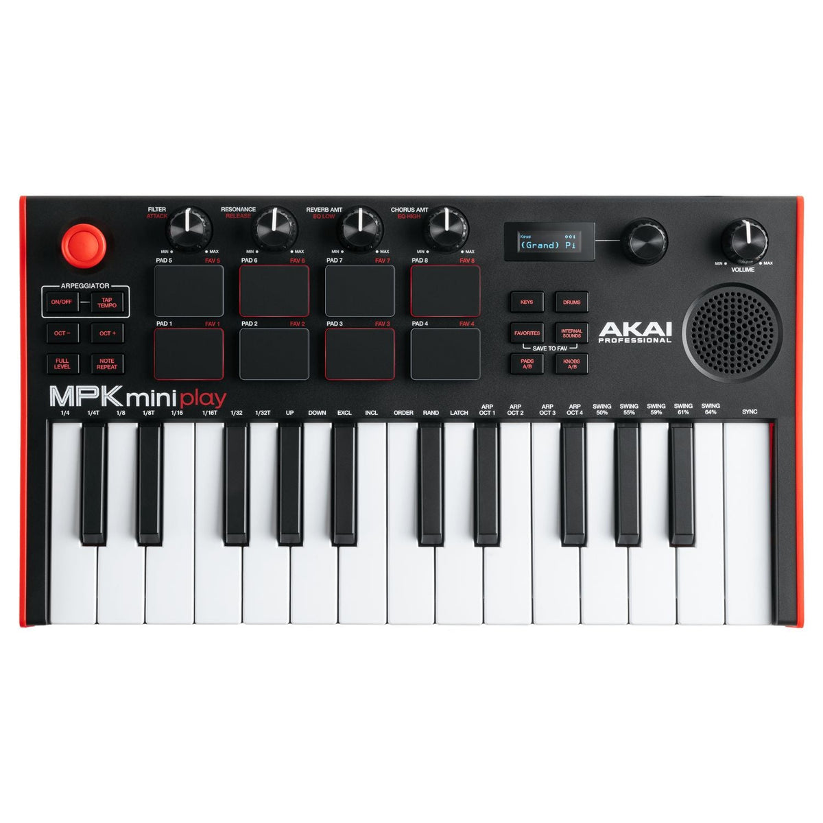 Akai MPK Mini Play Mini Controller Keyboard with Built-in Speakers With MPC Beats Software Pack - Open Box