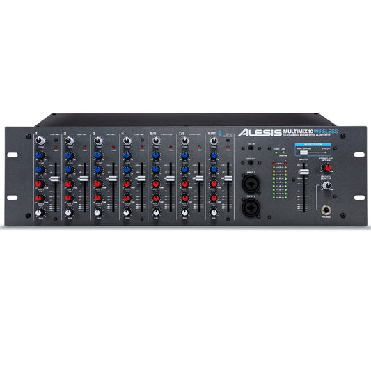 Alesis MultiMix 10 Wireless Rackmount 10-Channel Mixer with Bluetooth