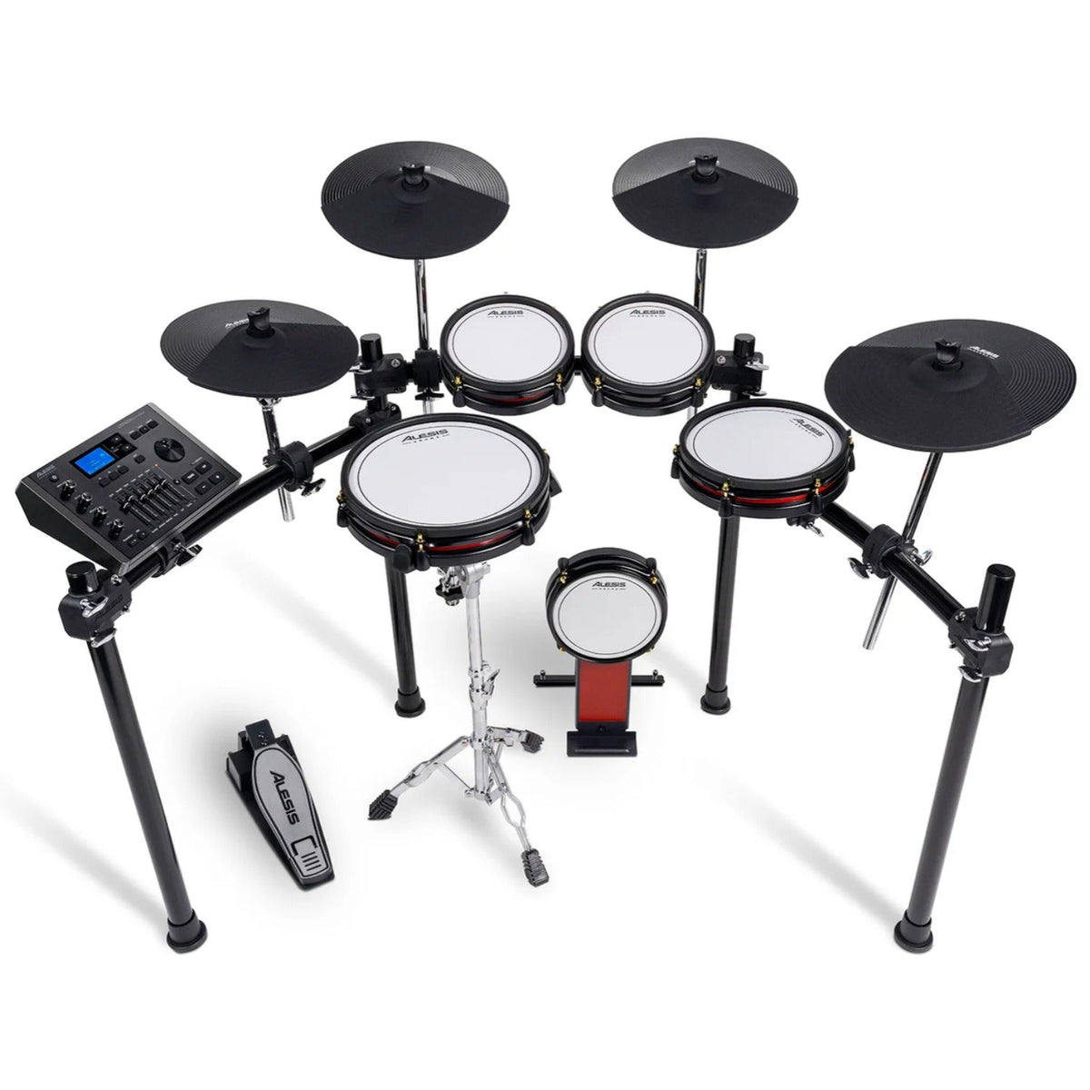 Alesis Crimson III Mesh Kit 9-Piece Electronic Drum Kit with Mesh Heads