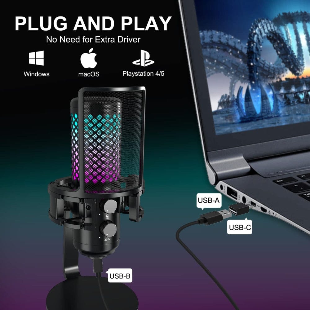Audio Array AM-C31 Gaming RGB USB Condenser Microphone