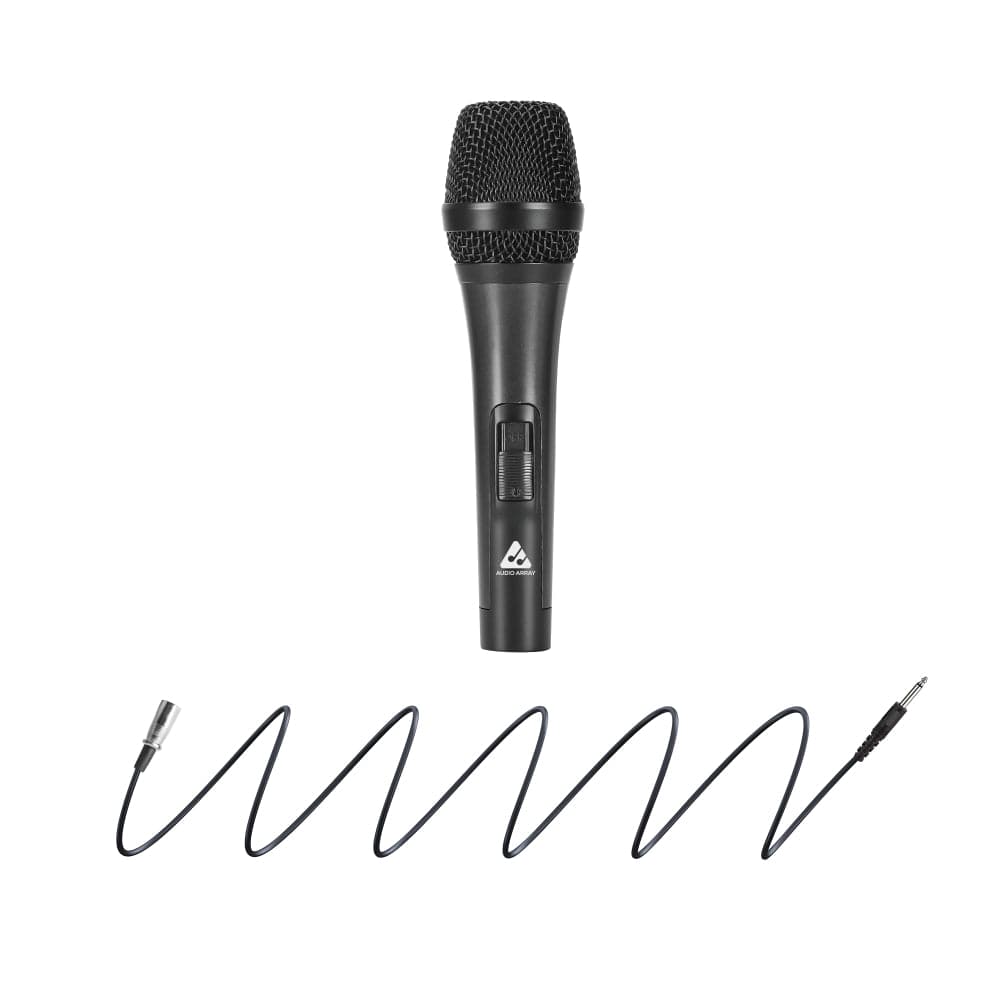 Audio Array AM-C27 XLR to TRS Dynamic Unidirectional Live Handheld Vocal Microphone
