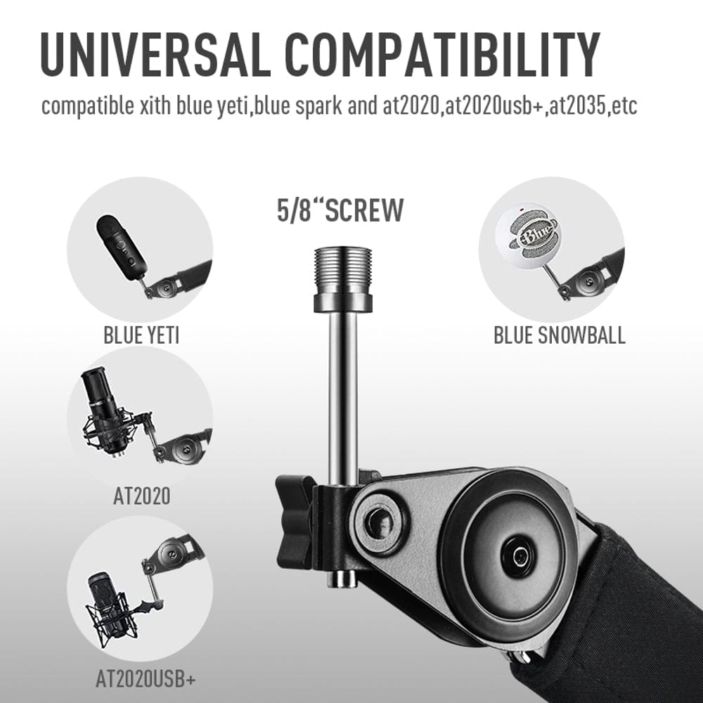 Audio Array AA-09 Short Springless All Metal Microphone Arm Stand