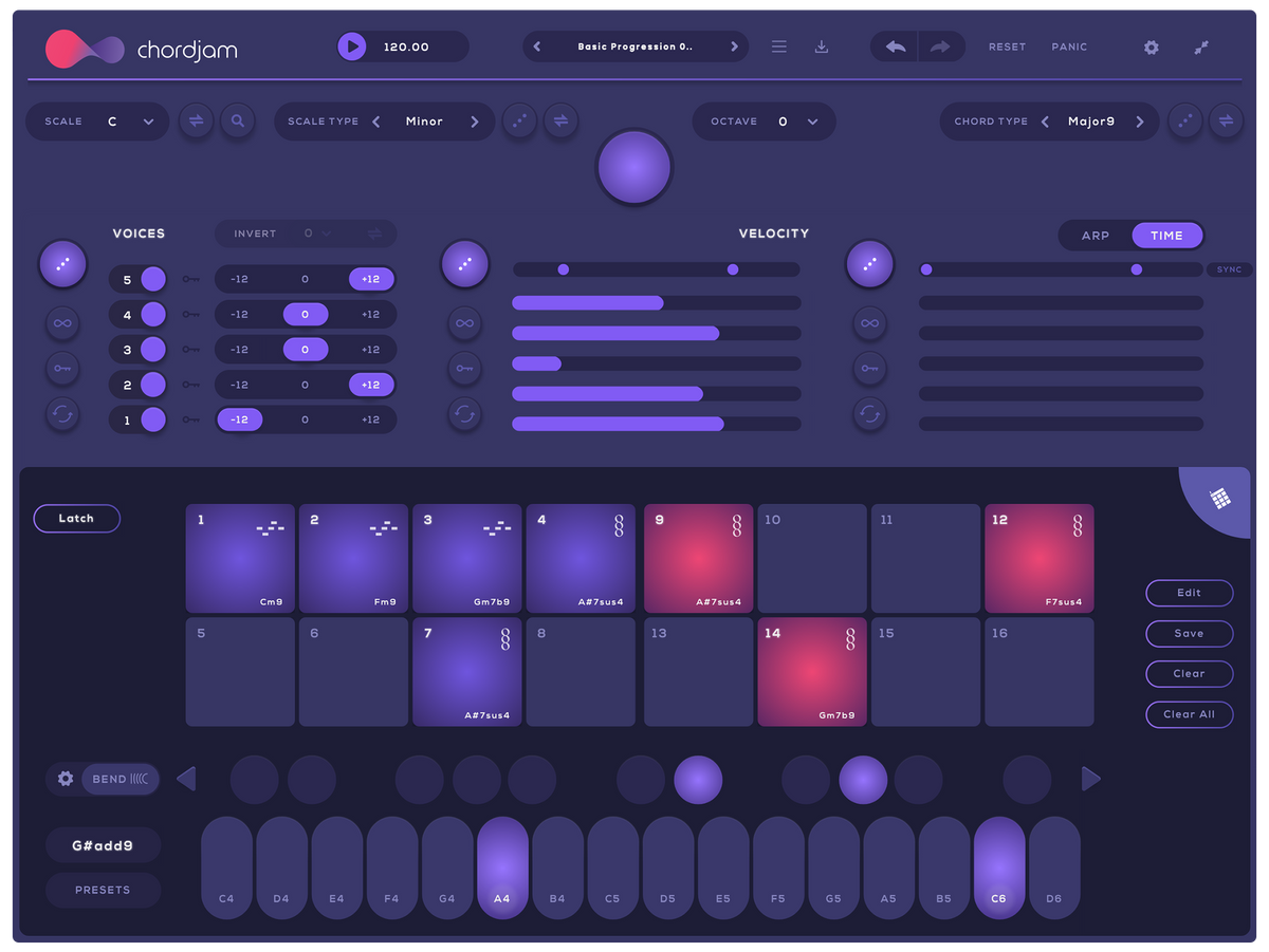 Audiomodern Chordjam Compositional Assistant Plug-in