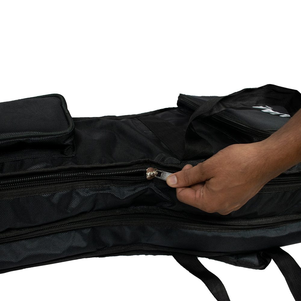 Bajaao Dual Guitar Gig Bag with 12mm Padding For One Acoustic & One Electric Guitar