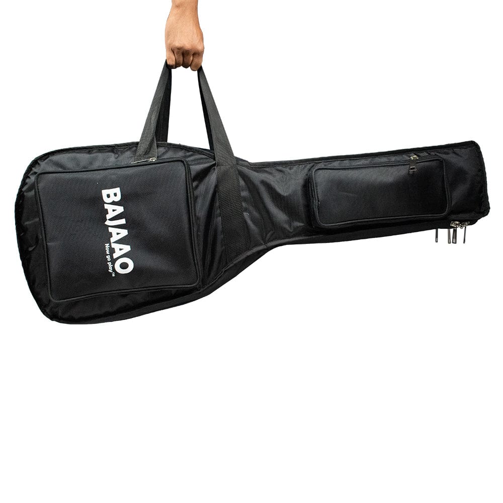 Bajaao Dual Guitar Gig Bag with 12mm Padding For One Acoustic & One Electric Guitar